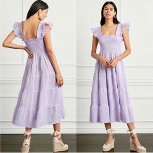 Hill House Lilac Stripe Linen Ellie Nap Dress